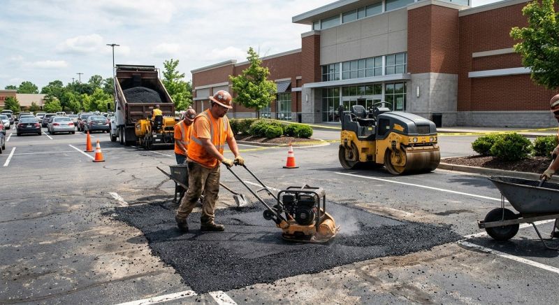 Commercial Pothole Repair in Savannah, GA