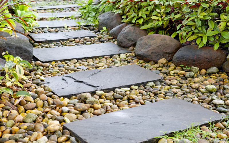 Pathway with Decorative Aggregate
